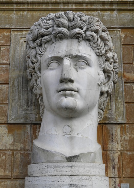 Colossal portrait of Augustus