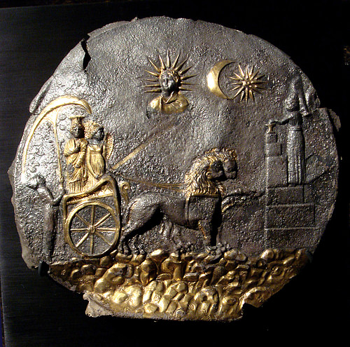 Cybele Plate (by Museé Guimet, Public Domain)