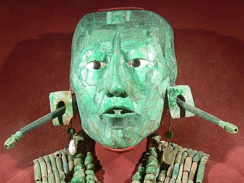 Jade Death Mask of Kinich Janaab Pacal (by Wolfgang Sauber, CC BY-SA)