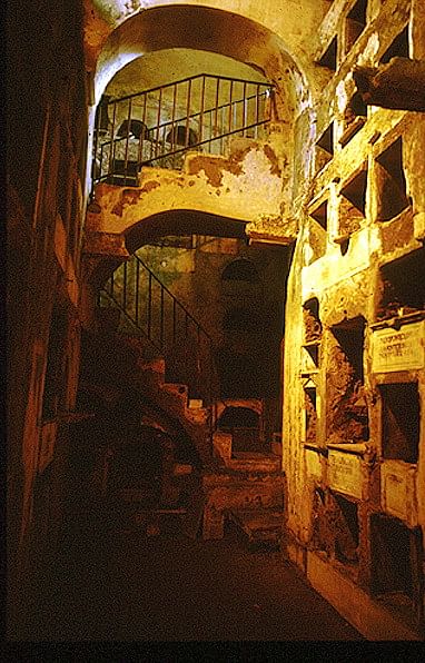 Columbarium 3 at Vigna Codini: View of Double Staircase
