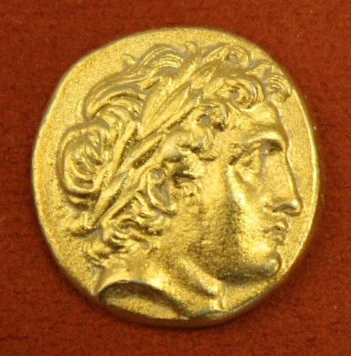 Apollo, Macedonian Gold Stater (by Mark Cartwright, CC BY-NC-SA)