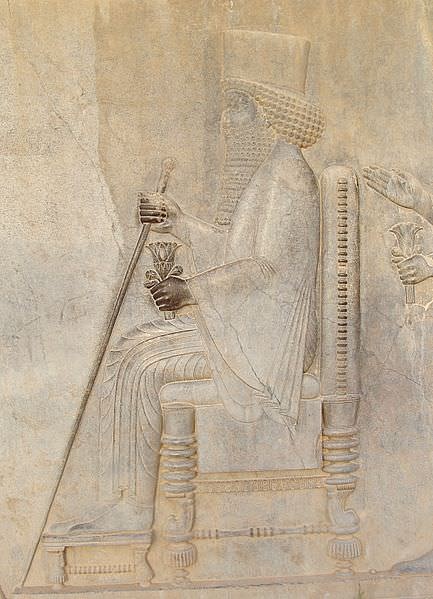 Relief of Darius I from Persepolis (by Ø¯Ø±ÙØ´ Ú©Ø§ÙˆÛŒØ§Ù†ÛŒ, CC BY-SA)