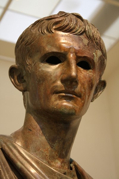 Augustus, Bronze Head from Euboea