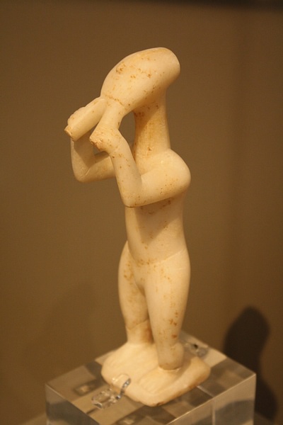Aulos Player, Cyclades