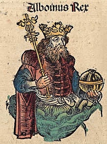 Alboin from the Nuremberg Chronicle