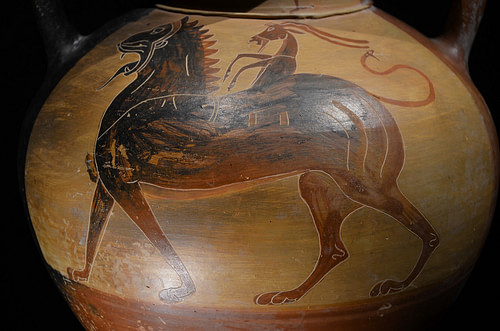 Chimera, Black-Figure Amphora