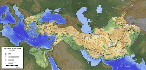 The Empire of Alexander the Great