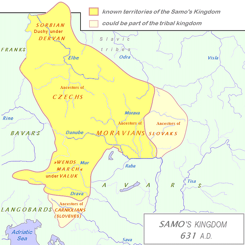 Kingdom of Samo (by Bostjan46, Public Domain)