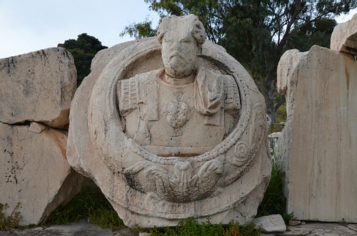 Cuirassed Bust of a Roman Emperor from Eleusis