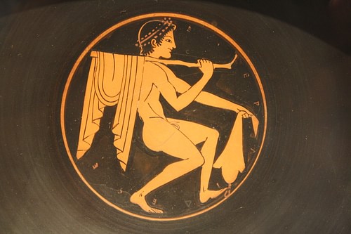 Red-figure Tondo Depicting a Youth (by Mark Cartwright, CC BY-NC-SA)