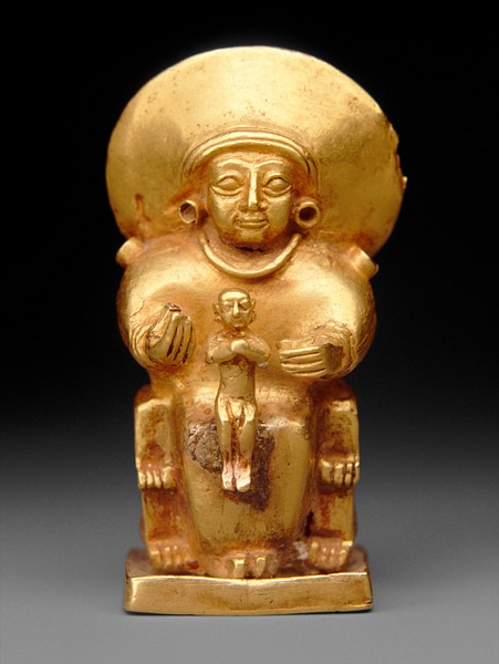 Seated Hittite Goddess with Child (by Metropolitan Museum of Art, Copyright)