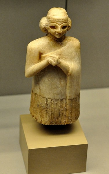 Statue of a Sumerian Woman