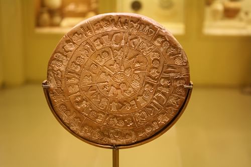 Phaistos Disk (by Mark Cartwright, CC BY-NC-SA)