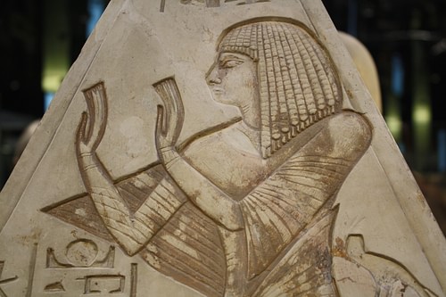 Pyramidion of Ramose [Detail] (by Mark Cartwright, CC BY-NC-SA)