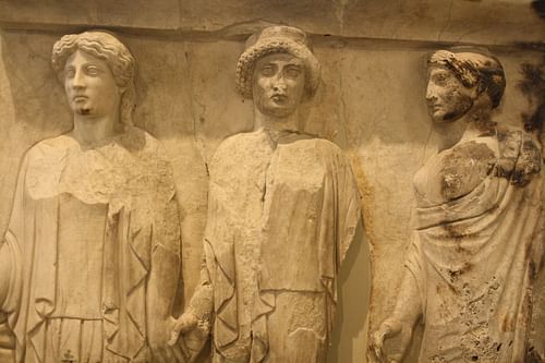 Three Graces Relief, Piraeus (by Mark Cartwright, CC BY-NC-SA)