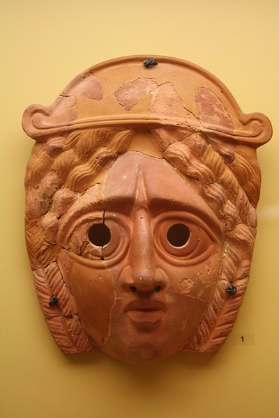 Greek Tragedy Mask (by Mark Cartwright, )