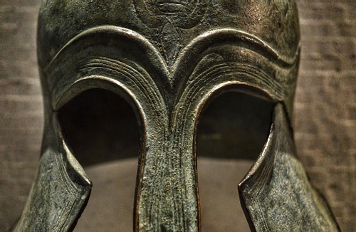 Corinthian Helmet (Detail)