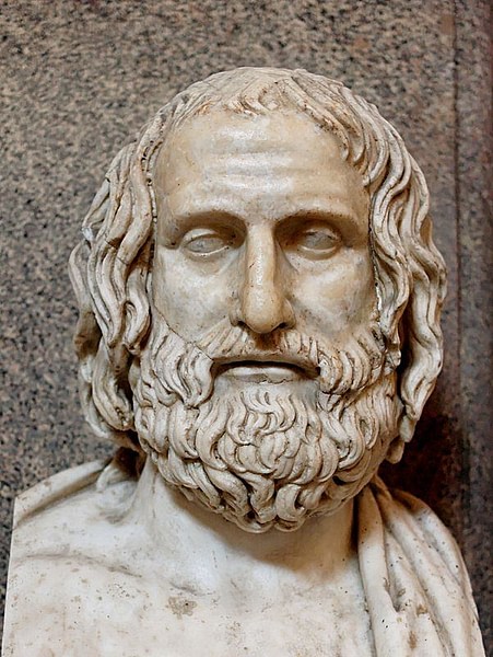 Euripides (by Jastrow, Public Domain)
