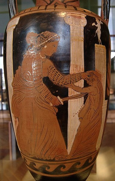 Medea Kills Her Son (by Bibi Saint-Pol, Public Domain)