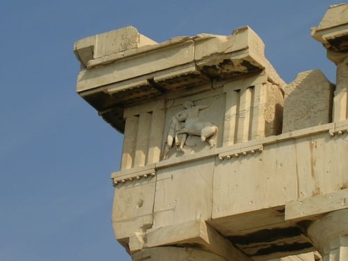 Entablature with Metope and Triglyphs