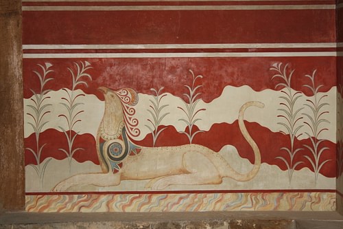 Griffin Fresco, Knossos, Crete