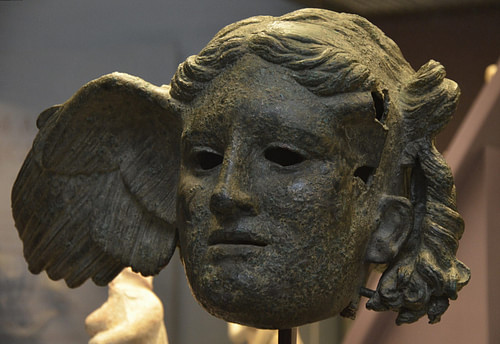 Bronze head of Hypnos (by Carole Raddato, CC BY-SA)