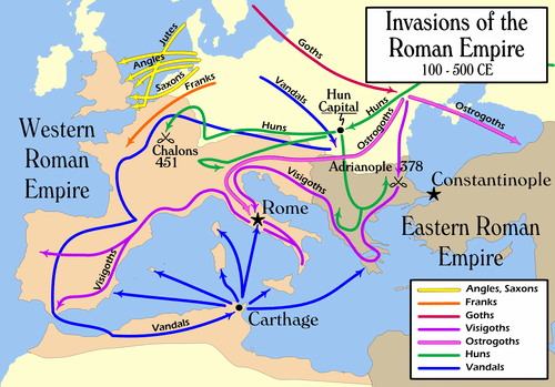Roma İmparatorluğu 11 Mitolojiler.com Invasions of the Roman Empire