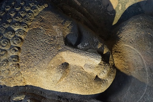 Resting Buddha in Ajanta