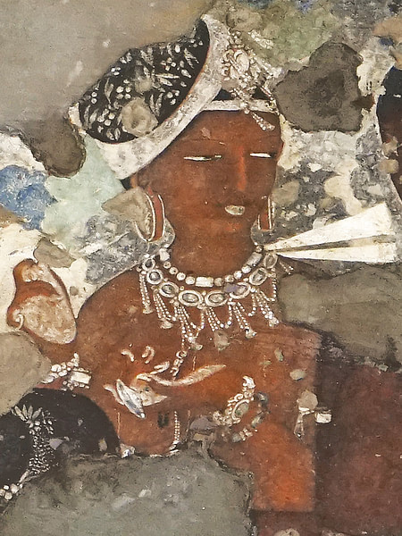 Mural,  Ajanta Caves