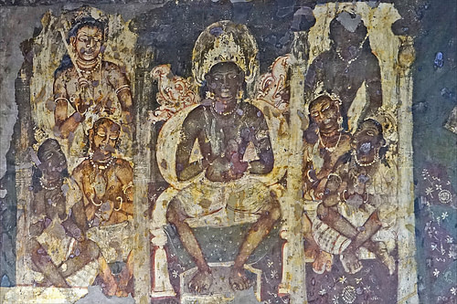 Buddha with His Disciples