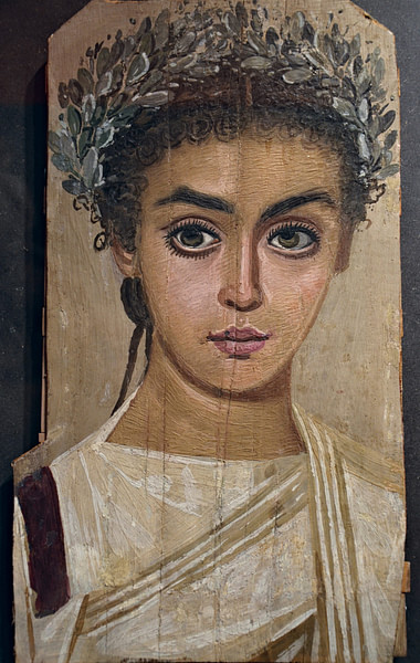 Mummy Portrait of a Girl (by Carole Raddato, CC BY-SA)