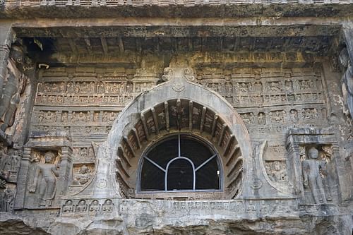 Façade of an Ajanta Cave