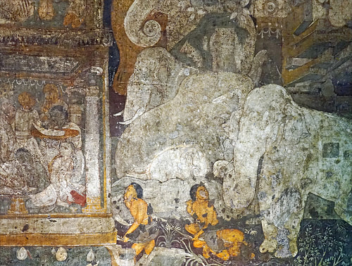 Jataka Story in Ajanta