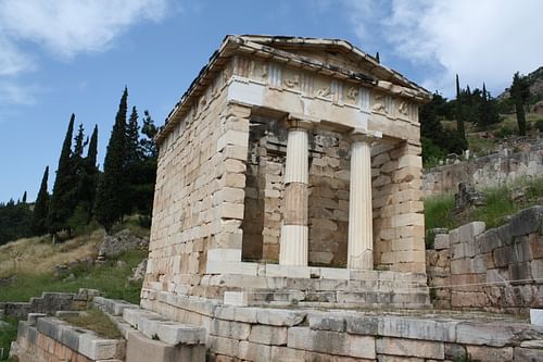 Treasury of The Athenians, Delphi