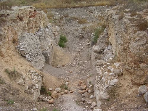 MB Canaanite Gate at Tel Gezer