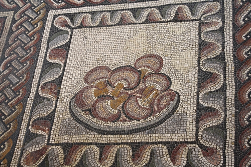 Mushrooms, Roman Mosaic