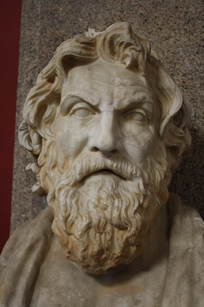 Antisthenes Bust, Vatican Museums (by Mark Cartwright, CC BY-NC-SA)