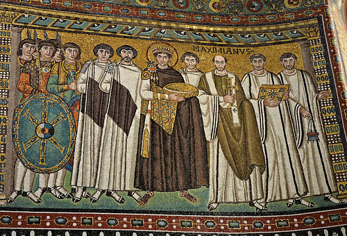 Emperor Justinian & His Court (by Carole Raddato, CC BY-SA)