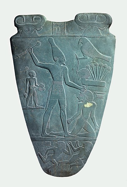 Narmer Conquering His Enemies (by Unknown, Public Domain)