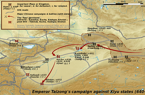 Taizong's Campaigns Against the Xiyu States