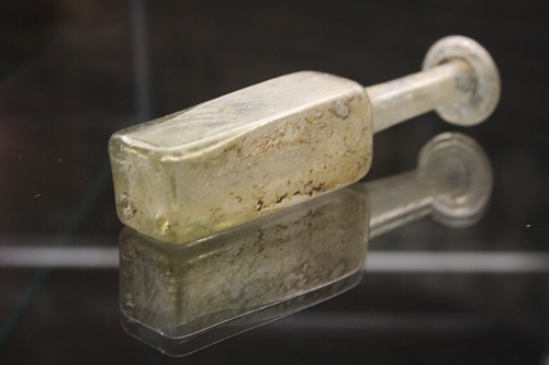 Roman Opaque Glass Perfume Bottle