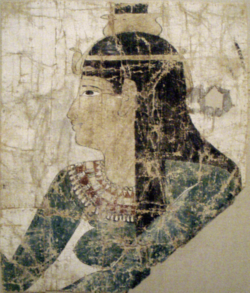 Nephthys on Painted Linen