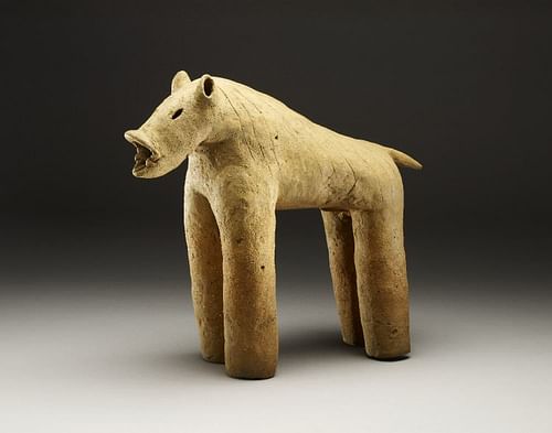 Wild Boar Haniwa (by The Trustees of the British Musem, Copyright)