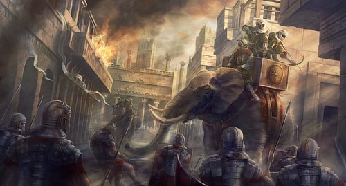 Carthaginian War Elephant (by The Creative Assembly, Copyright)