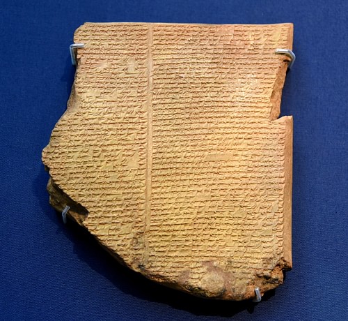 översvämning tablett av Epic av Gilgamesh