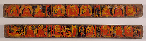 Illustrated Buddhist Manuscript Cover