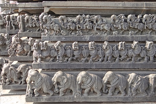 Elephants, Chennakesava Temple