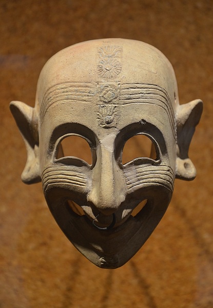 Phoenician-Punic Grinning Mask