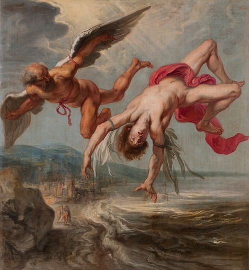 Daedalus & Icarus (by Jacob Peter Gowy, Public Domain)