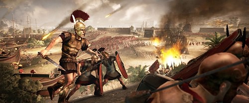 Roman Beach Attack (by The Creative Assembly, Copyright)